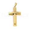 PVD Vacuum Plating 304 Stainless Steel Big Pendants STAS-Z080-01G-1