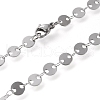 304 Stainless Steel Link Chain Necklaces STAS-I156-27B-P-2