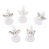 ABS Plastic Imitation Pearl Pendants PALLOY-JF03731-1