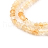 Natural Yellow Quartz Beads Strands G-S387-A03-3x4mm-4