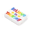 Word Silicone Focal Beads SIL-P010-01A-2