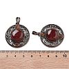 Natural Carnelian(Dyed and Heated) Pendants G-Q158-03A-R01-3