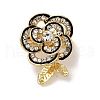 Zinc Alloy Rhinestone  Lapel Pins for Backpack Clothes JEWB-D305-02D-G-1