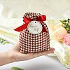 Cloth Tartan Gift Candy Drawstring Bags ST-CJ0003-01B-4