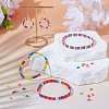 320Pcs 16 Styles 2-Hole Glass Seed Beads SEED-TA0001-29-6