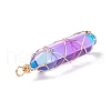 Glass Pendants PALLOY-JF01741-01-5