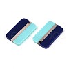 Opaque Resin & Wood Pendants RESI-T057-69A-2