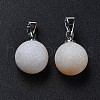 Natural Agate Charms G-Q998-036C-3