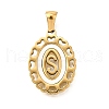 Golden 304 Stainless Steel Pendants STAS-K300-02G-S-1