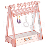   1 Set Coat Hanger Shaped Acrylic Earring Display Stands EDIS-PH0001-90A-1