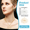 HOBBIESAY 60Pcs 2 Styles Long-Lasting Plated Brass Pendants KK-HY0003-73-2