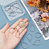 Unicraftale 16Pcs 304 Stainless Steel Open Back Bezel Pendants FIND-UN0002-90A-4
