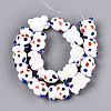 Handmade Porcelain Bead Strands PORC-N011-02C-2