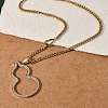 Ion Plating(IP) 304 Stainless Steel Chain Necklaces NJEW-M078-11G-2
