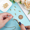 GOMAKERER 20Pcs Brass Micro Pave Cubic Zirconia Pendants KK-GO0002-10-4