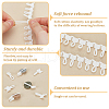 BENECREAT 1Bundle Polyester Elastic Button Looping Trim OCOR-BC0006-93B-4