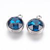 K9 Glass Rhinestone Pendants STAS-F123-26D-1