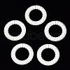 CCB Plastic Imitation Pearl Linking Rings CCB-Q091-013-1