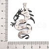 304 Stainless Steel Pendants STAS-K283-03EB-3