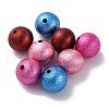 Rack Plating Spray Painted Brass Beads KK-S406-10A-1