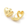 Rack Plating Brass Hoop Earring X-EJEW-C078-04G-2