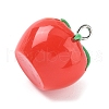 Opaque Resin Pendants RESI-G107-04G-2