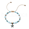 Alloy Charm Bracelets BJEW-JB11721-01-2