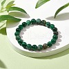 Natural Emerald Quartz Beaded Bracelets BJEW-JB10214-01-2