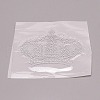 Crown Glitter Hotfix Rhinestone DIY-WH0301-40-1