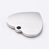 Non-Tarnish 304 Stainless Steel Stamping Blank Tag Charms STAS-G215-12-P02-2