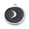 Rack Plating Alloy Enamel Pendants ENAM-Z016-06P-03-1
