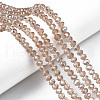 Electroplate Glass Beads Strands EGLA-A034-T1mm-B24-1