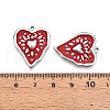 304 Stainless Steel Pendants STAS-N108-21B-P-3