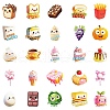 50Pcs Cartoon Food Paper Sticker STIC-C012-11-4