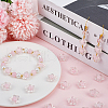 SOFPLATE 120Pcs Transparent Acrylic Beads TACR-SP0001-11B-4
