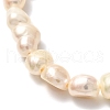 Natural Pearl Stretch Bracelets for Women Girl BJEW-JB06855-02-5
