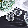 Transparent Glass Pendants GLAA-SP0001-18C-4