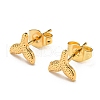 PVD Vacuum Plating 304 Stainless Steel Stud Earring for Women STAS-D087-15G-1