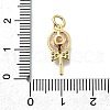 Brass Micro Pave Cubic Zirconia Pendants KK-K400-42G-02-3