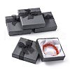 Bowknot Organza Ribbon Cardboard Bracelet Bangle Gift Boxes X-BC148-05-1