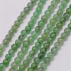 Natural Green Aventurine Bead Strands G-K146-14-2mm-1