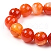 Natural Banded Agate/Striped Agate Beads Strands G-G582-C-2