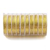 10 Rolls Round Copper Wire CWIR-C003-01F-G-1