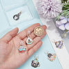 6Pcs 6 Styles PVC Mobile Dustproof Plugs PALLOY-OC00002-3