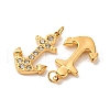 304 Stainless Steel Rhinestone Pendants STAS-U061-13G-01-2