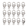 Tibetan Style Alloy Lobster Claw Clasps TIBE-KS0001-05AS-1