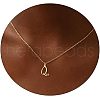 Fashionable Brass Letter Heart Pendant Necklaces for Women FS-WGD0E1D-17-1