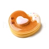 Paw Print Theme Opaque Resin Cabochon CRES-I040-02B-2