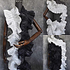 3 Yards Polyester Pleated Ribbon OCOR-WH0082-167-6