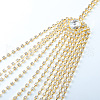 Alloy Crystal Rhinestone Tassel Sexy Chest Chains for Bikini FS-WG8610C-01-4